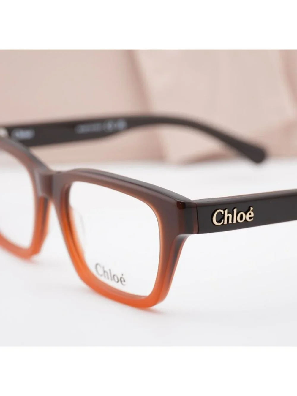 Chloe CH0242O 008 Square Eyeglasses 53mm - Brown